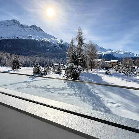 Alpenblick-apartment Mit Pool & Sauna * 圣莫里茨