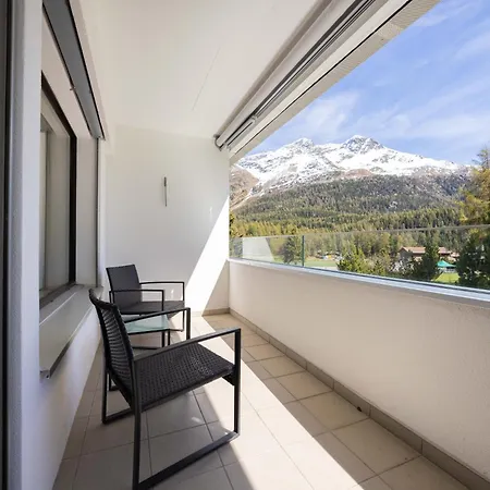 Alpenblick-apartment Mit Pool & Sauna 公寓 圣莫里茨